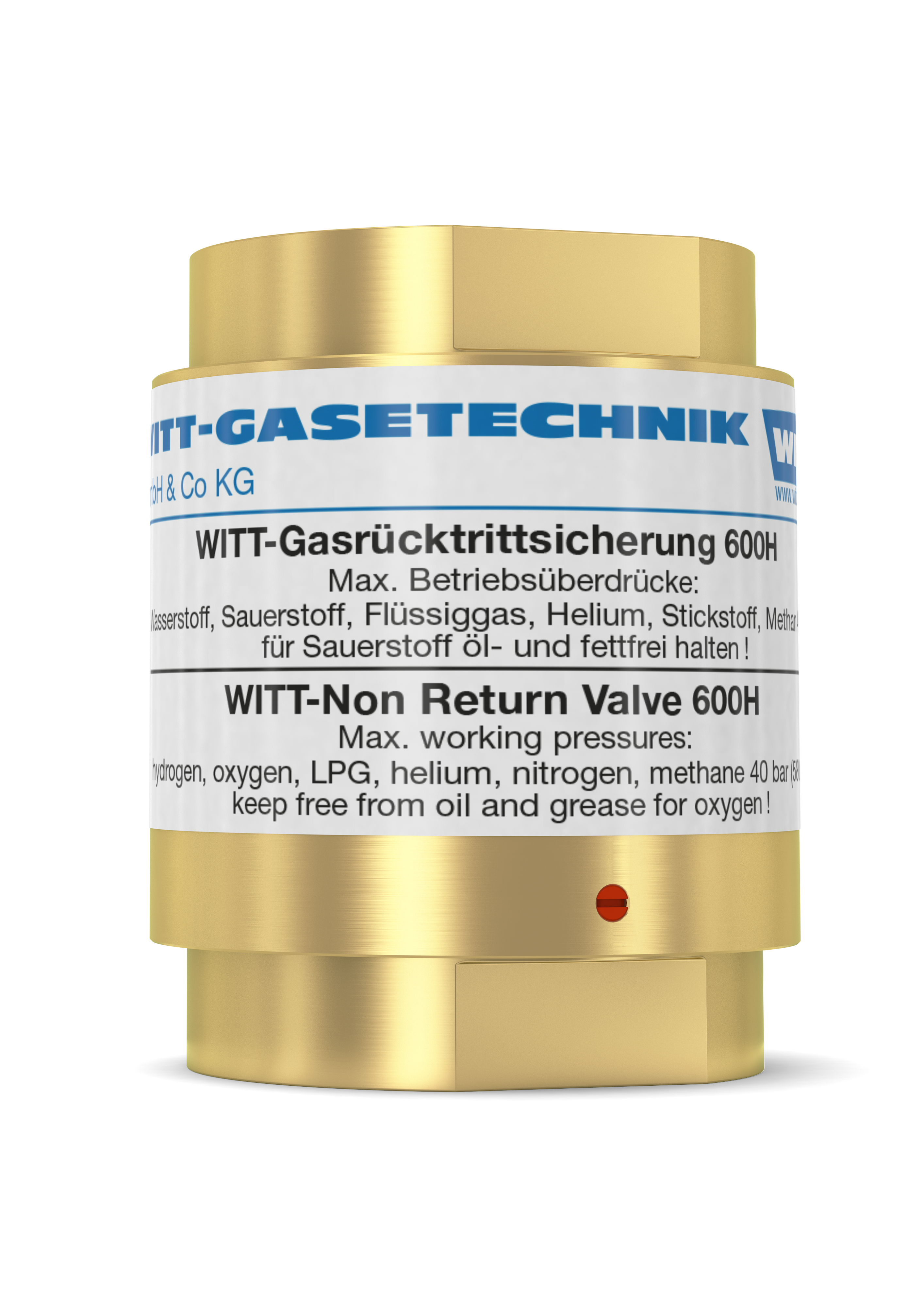 Обратный клапан NV 600H WITT-GASETECHNIK