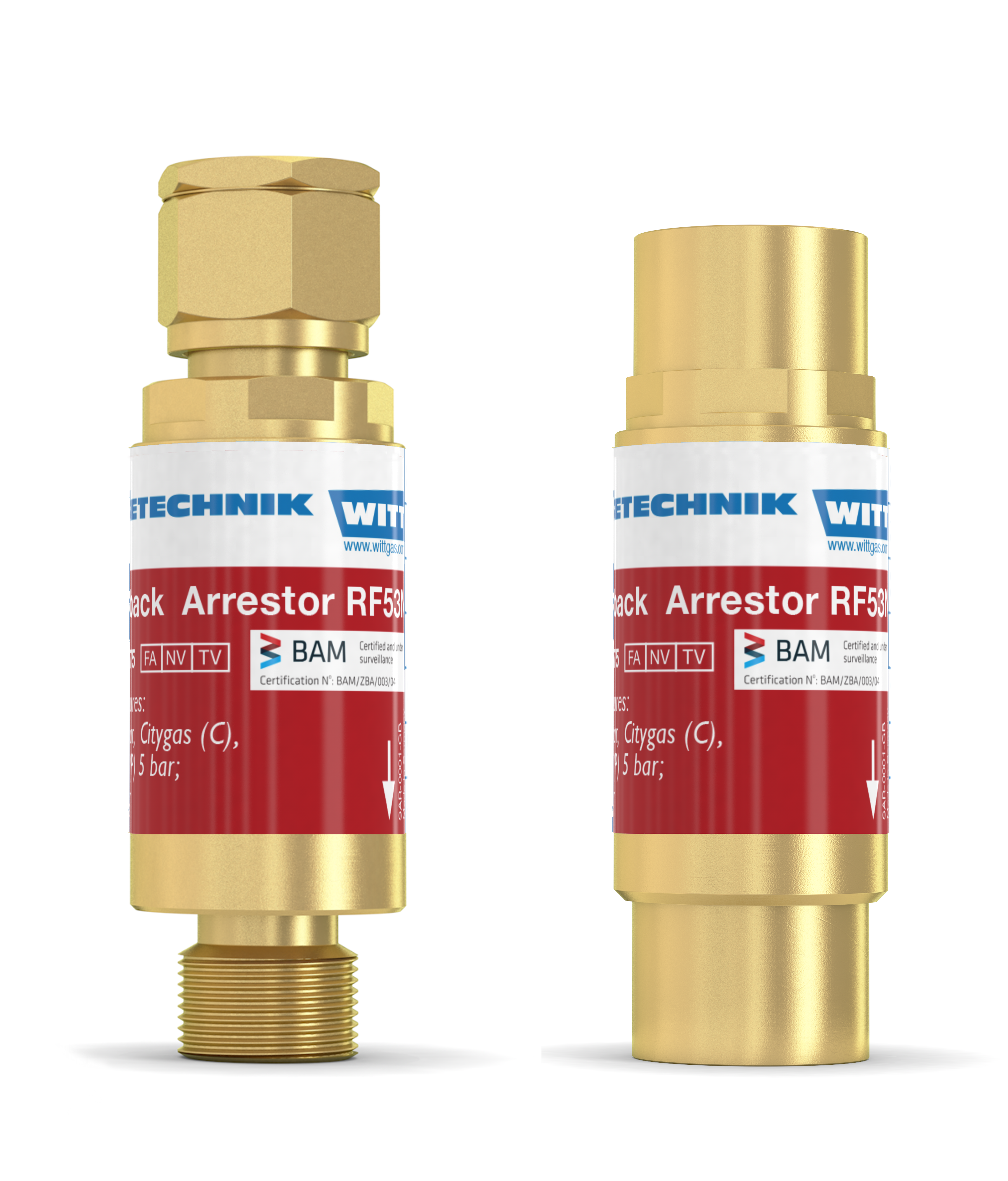 Огнепреградительный клапан RF 53N  WITT-GASETECHNIK